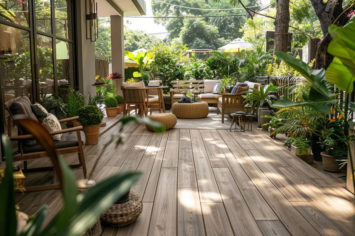 Platelage composite en panneaux millboard : durabilité et esthétique pour votre terrasse extérieure